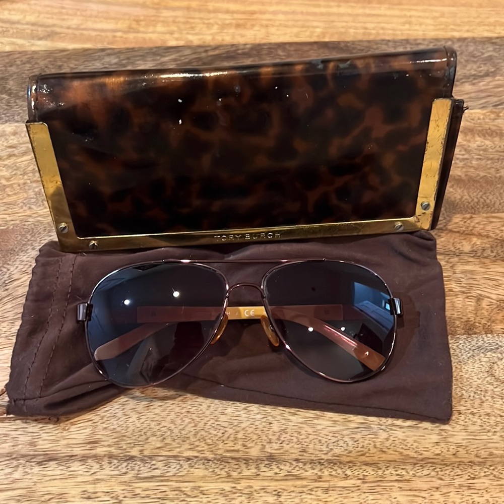 Tory Burch aviator sunglasses